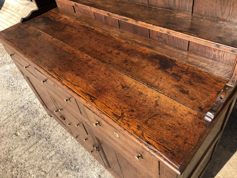 Antique Georgian Oak Dresser View XII