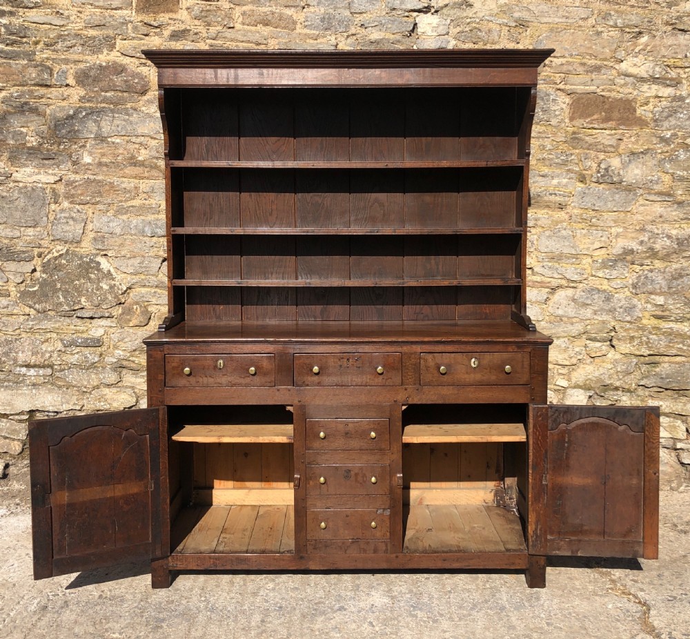Antique Georgian Oak Dresser View XV