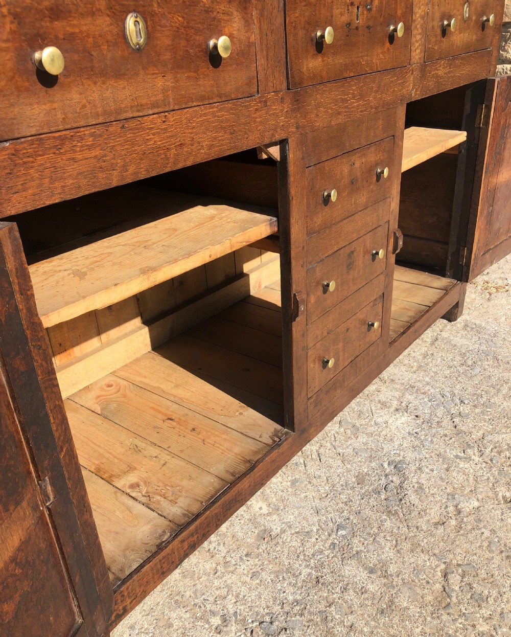 Antique Georgian Oak Dresser View XVI