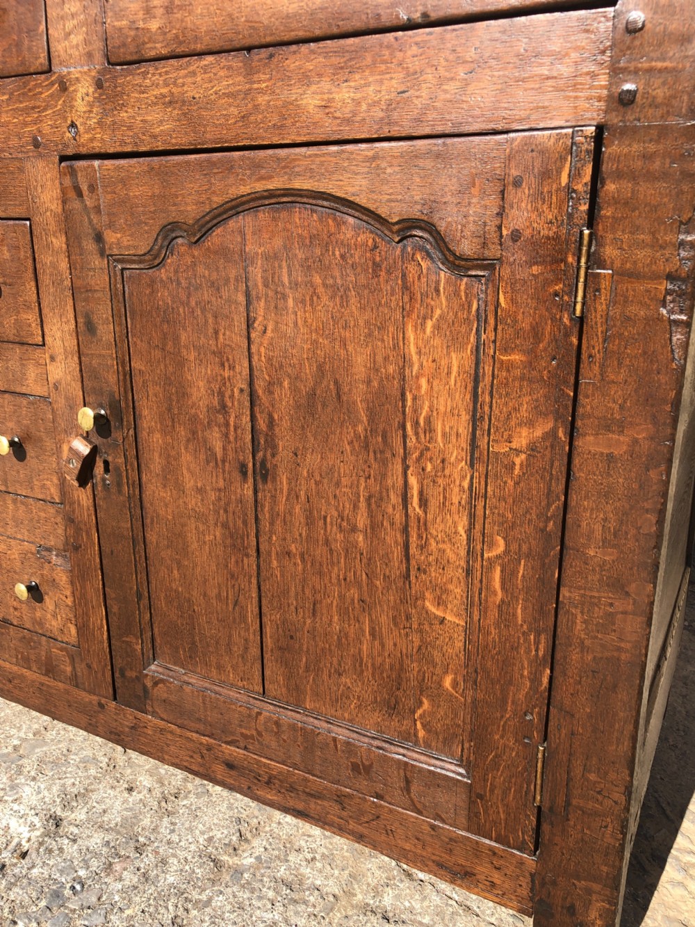 Antique Georgian Oak Dresser View XVII