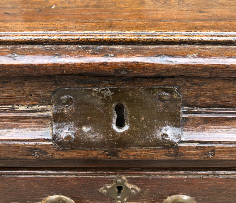 Antique Oak Clerks Desk on Stand View XI