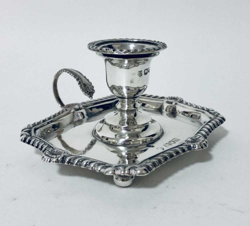 Victorian Silver Chamberstick
