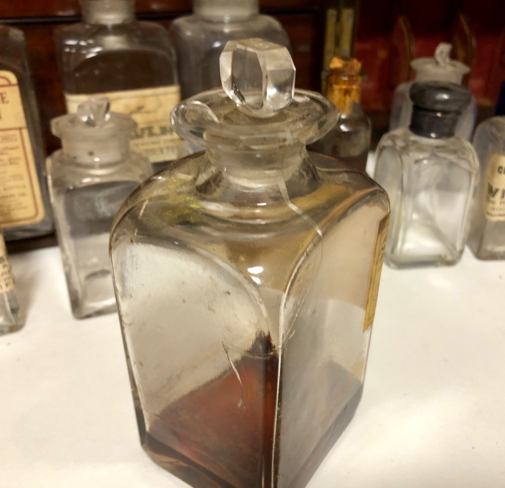 Georgian Apothecary Cabinet Box with Contents View XV