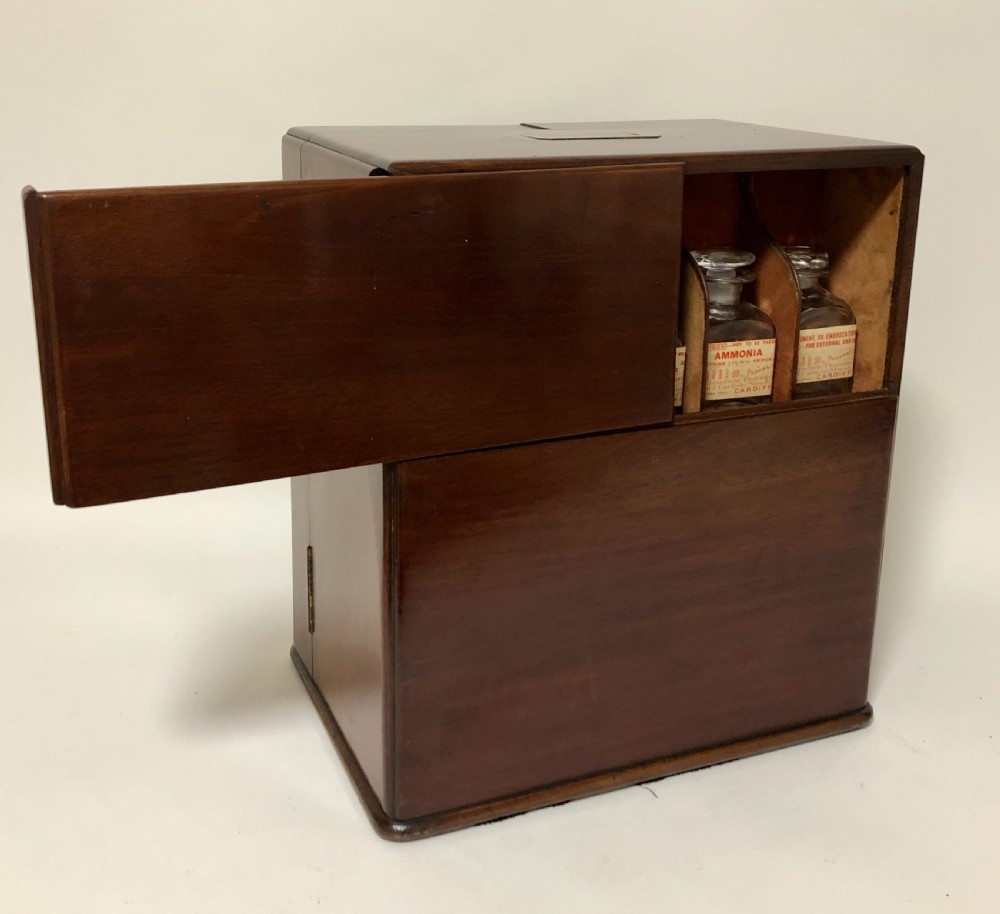 Georgian Apothecary Cabinet Box with Contents View XVI