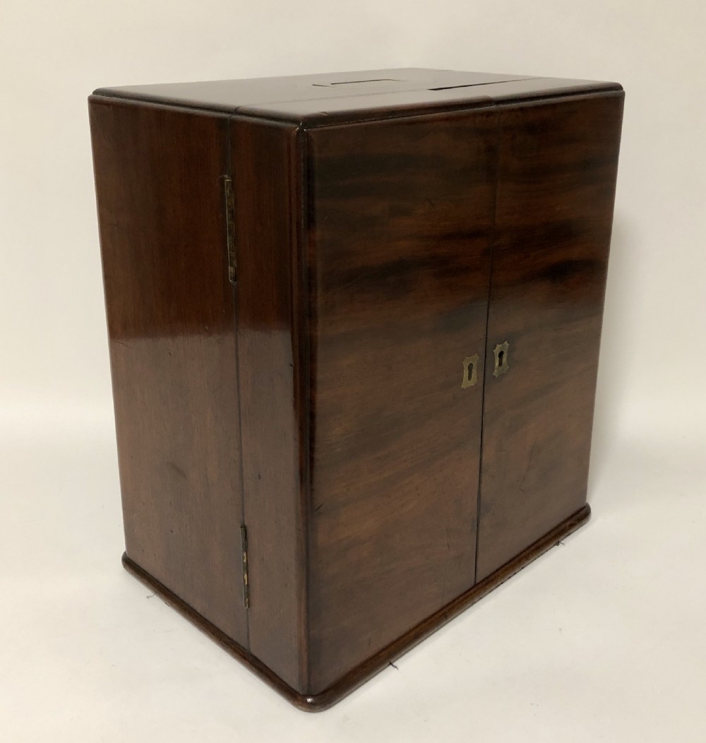 Georgian Apothecary Cabinet Box with Contents View XX