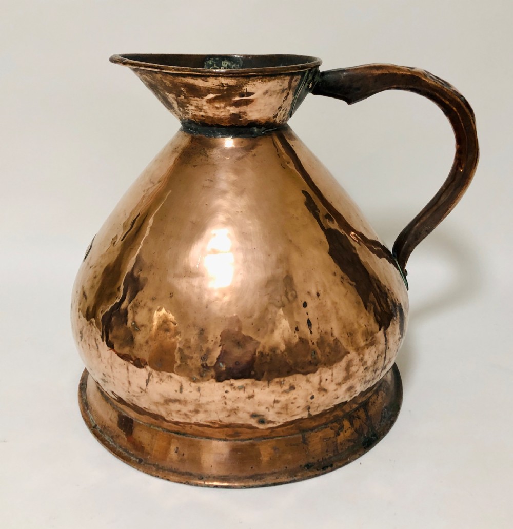 Large Georgian 3 Gallon Copper Jug View V