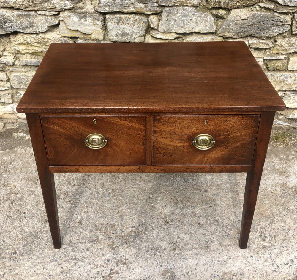 Georgian Mahogany Deep Drawer Serving Side Table View II