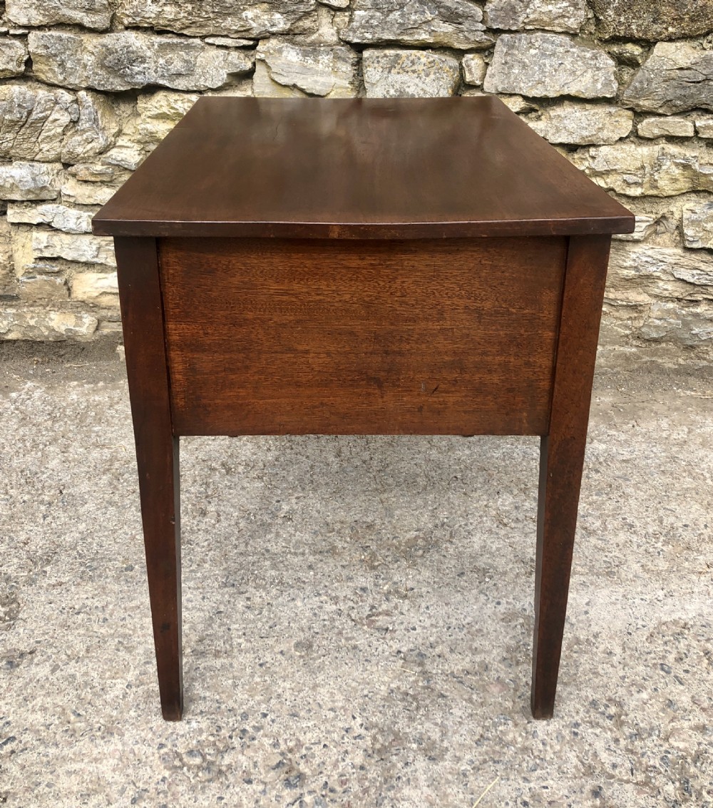 Georgian Mahogany Deep Drawer Serving Side Table View XIV