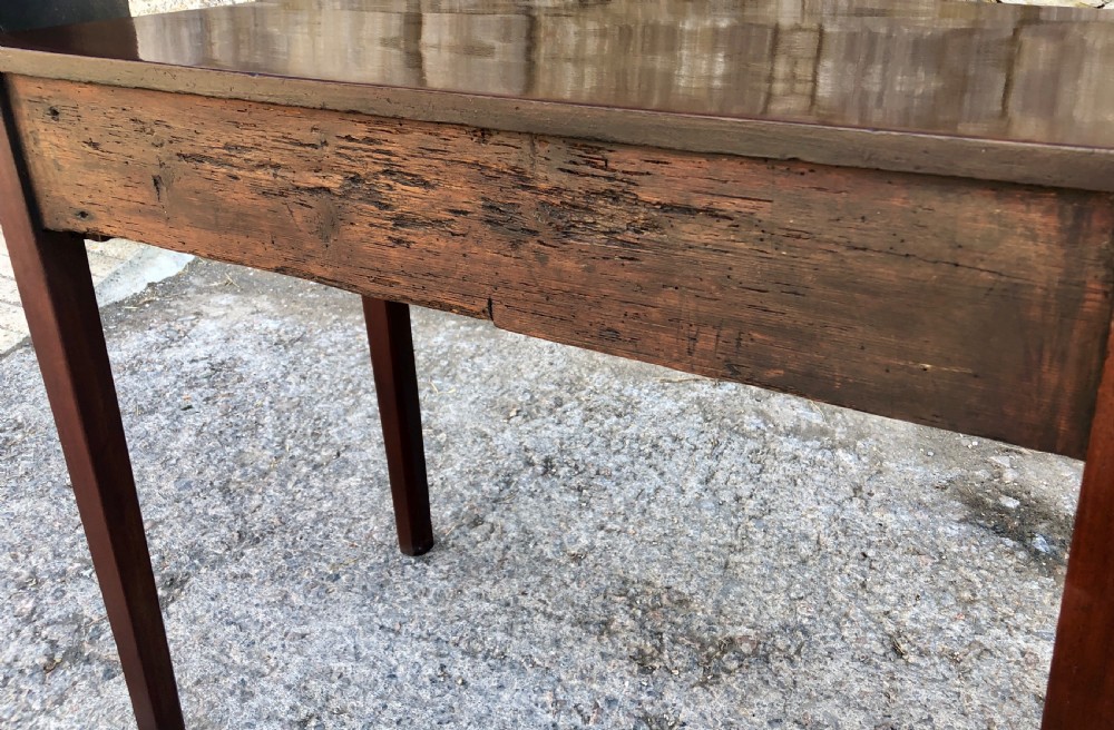 Georgian Mahogany Bow Front Side Table View IX