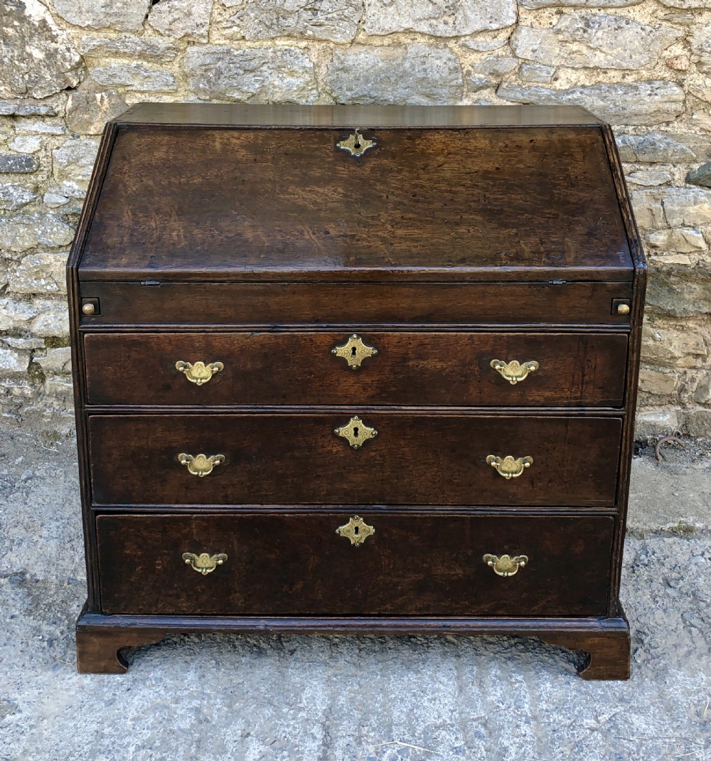18th Century Georgian Oak Bureau 