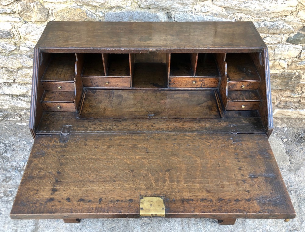 18th Century Georgian Oak Bureau  View VI
