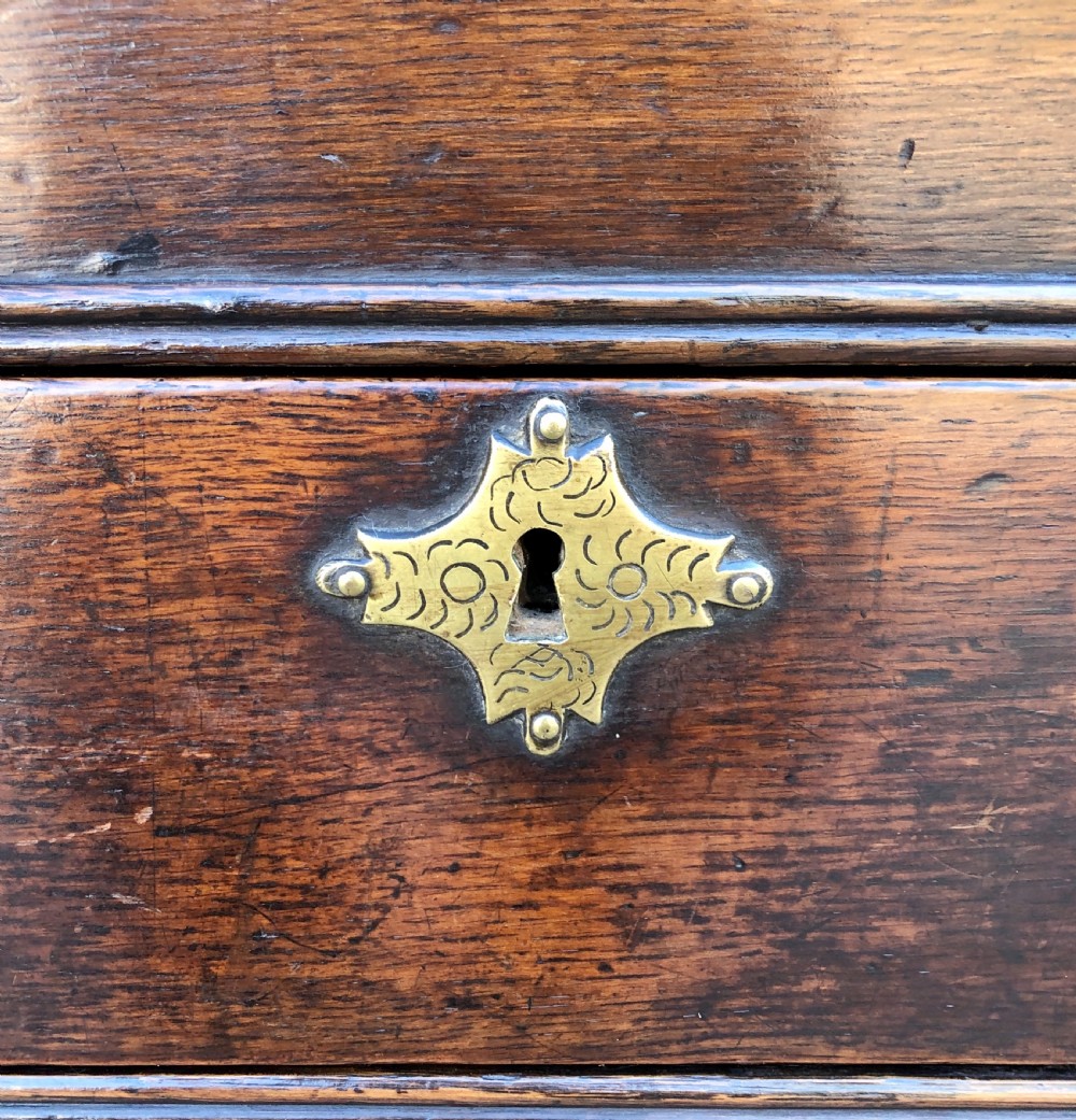 18th Century Georgian Oak Bureau  View IX