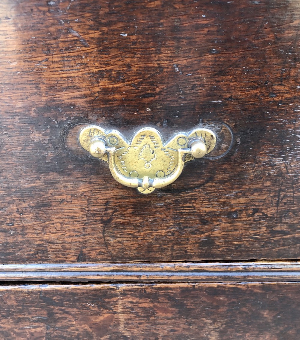 18th Century Georgian Oak Bureau  View XIV