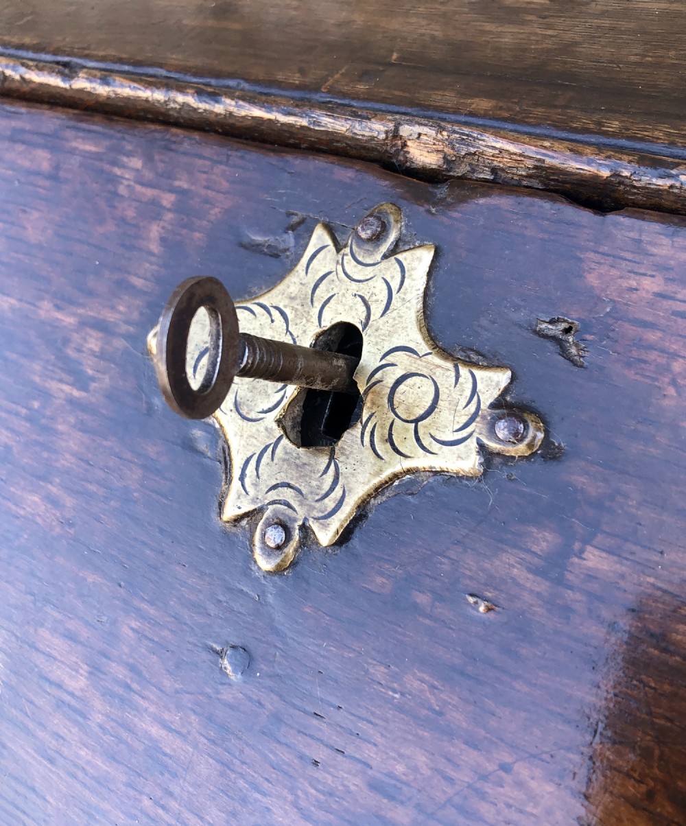 18th Century Georgian Oak Bureau  View XVIII