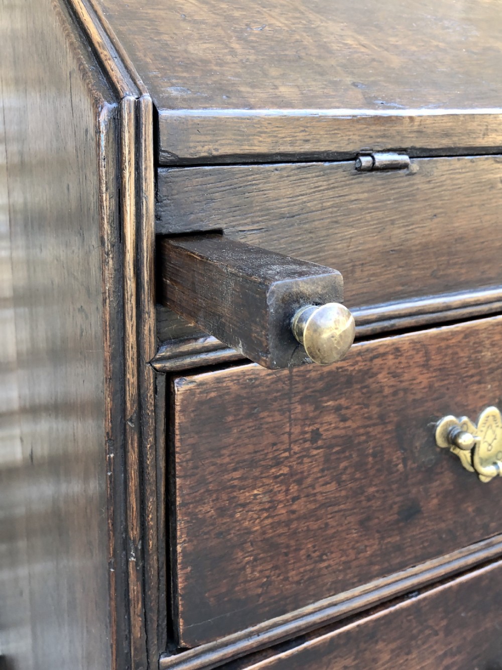 18th Century Georgian Oak Bureau  View XXIV