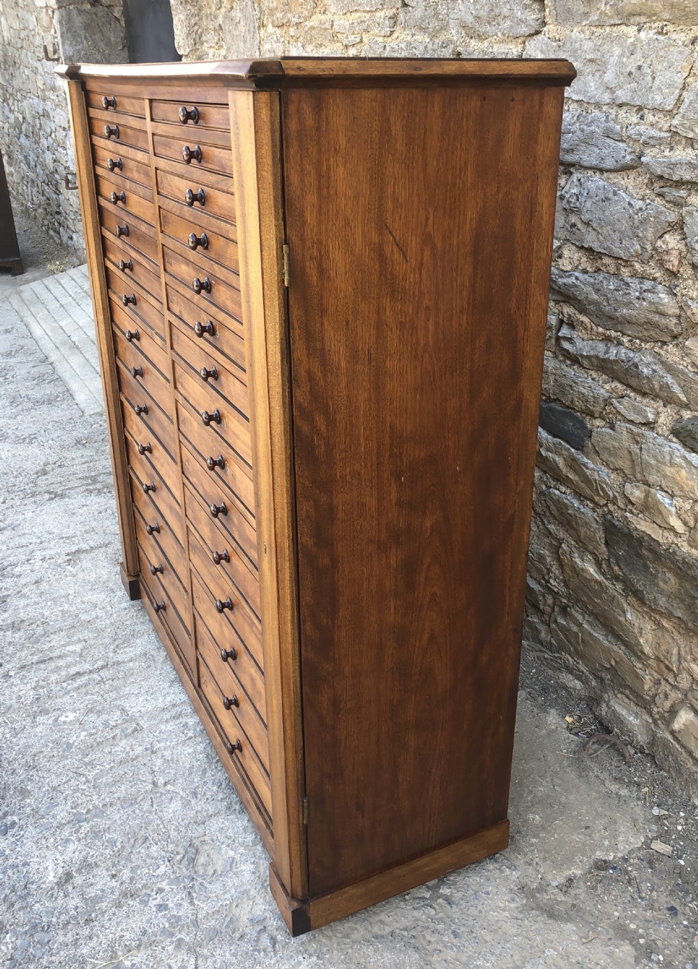 Large Antique 30 Drawer Specimen Cabinet View IV