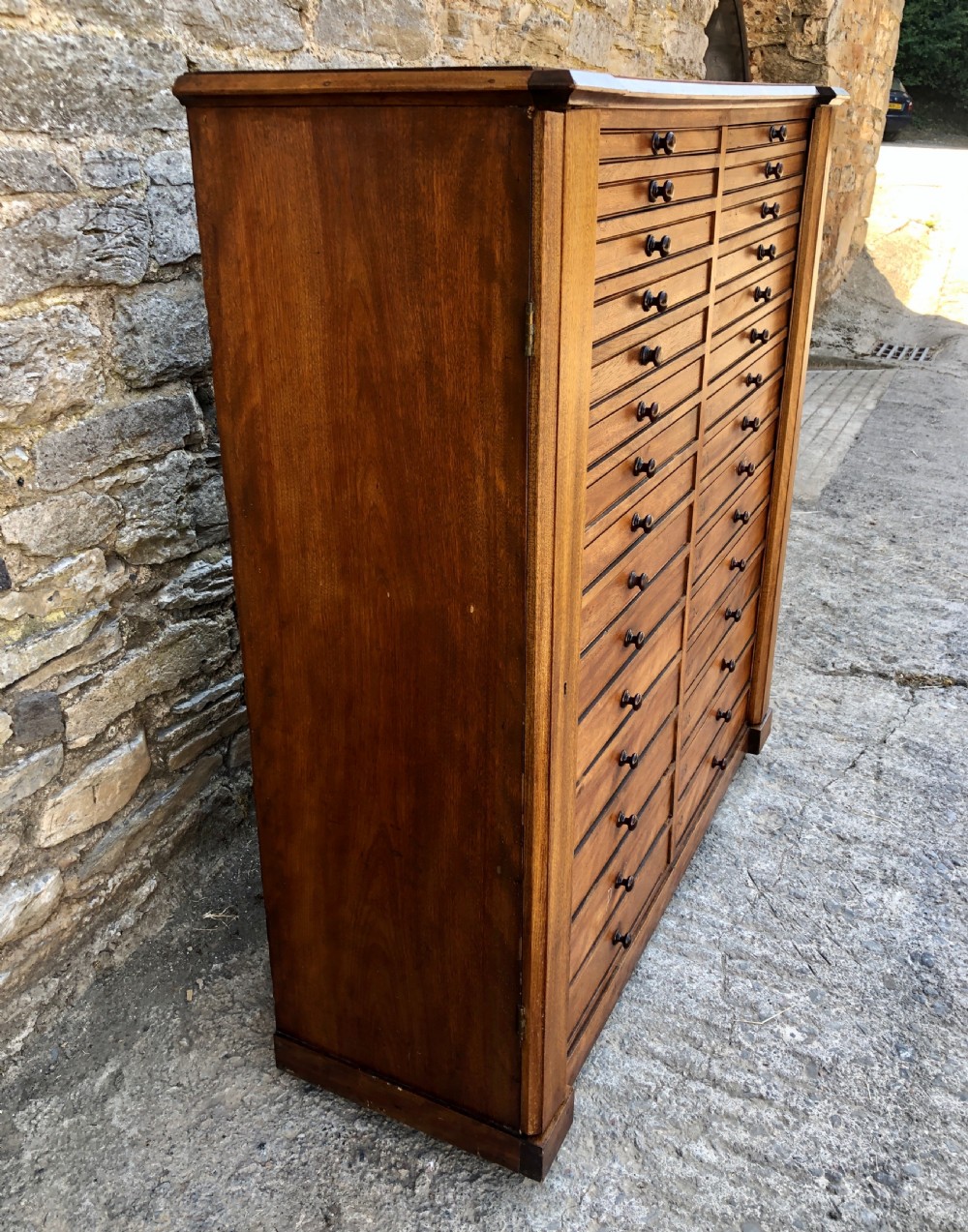 Large Antique 30 Drawer Specimen Cabinet View VII