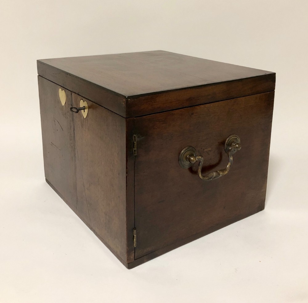 Antique Mahogany Fitted Jewellery Vanity Box View X