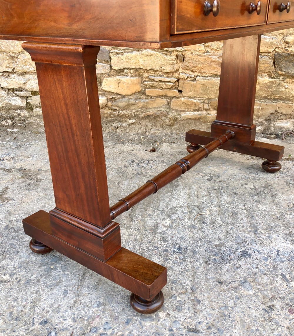 Antique Regency Mahogany Side Table View VII