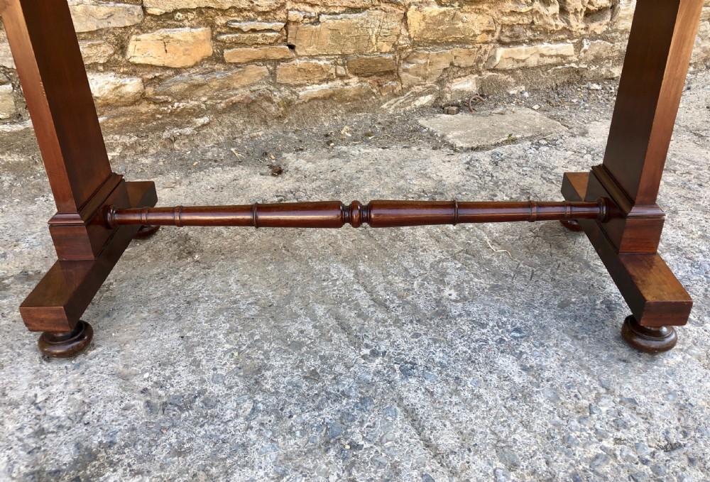 Antique Regency Mahogany Side Table View XI