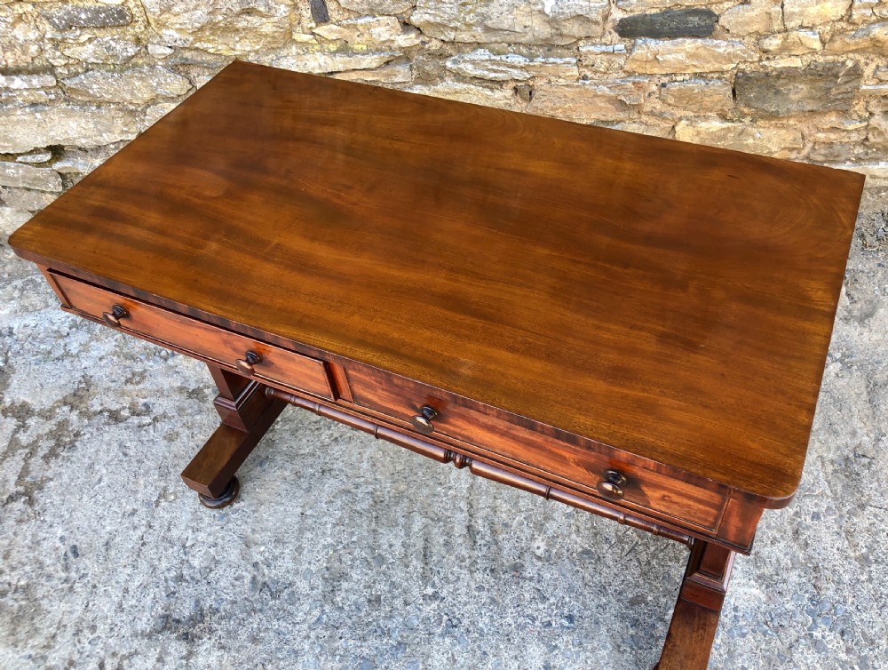Antique Regency Mahogany Side Table View XIV
