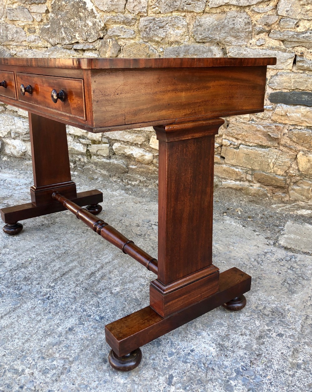 Antique Regency Mahogany Side Table View XVI