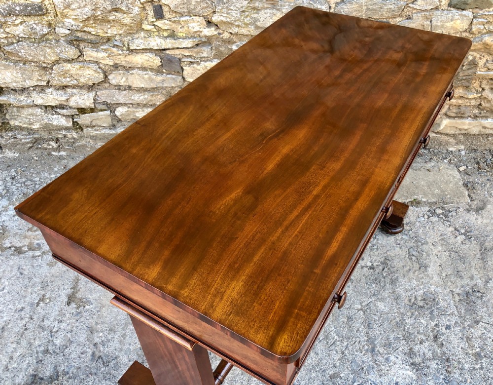 Antique Regency Mahogany Side Table View XVII