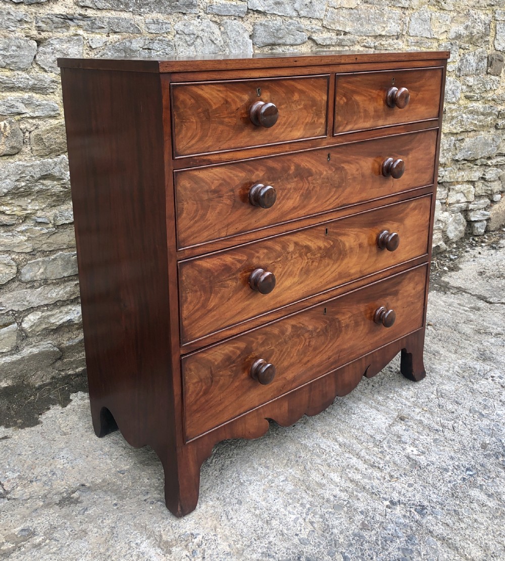 Regency Mahogany Chest of Drawers View IV