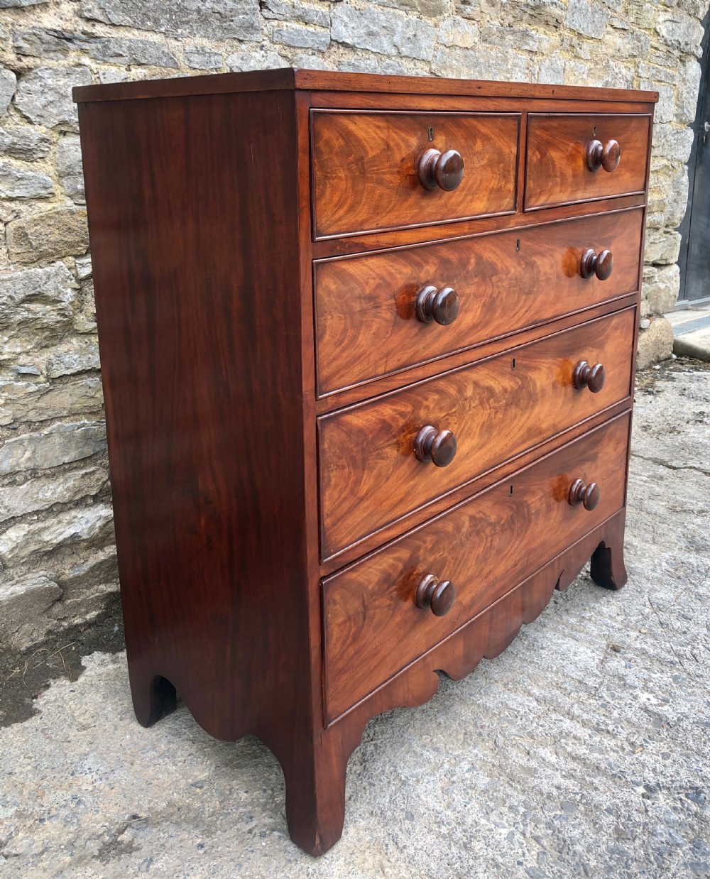 Regency Mahogany Chest of Drawers View VI