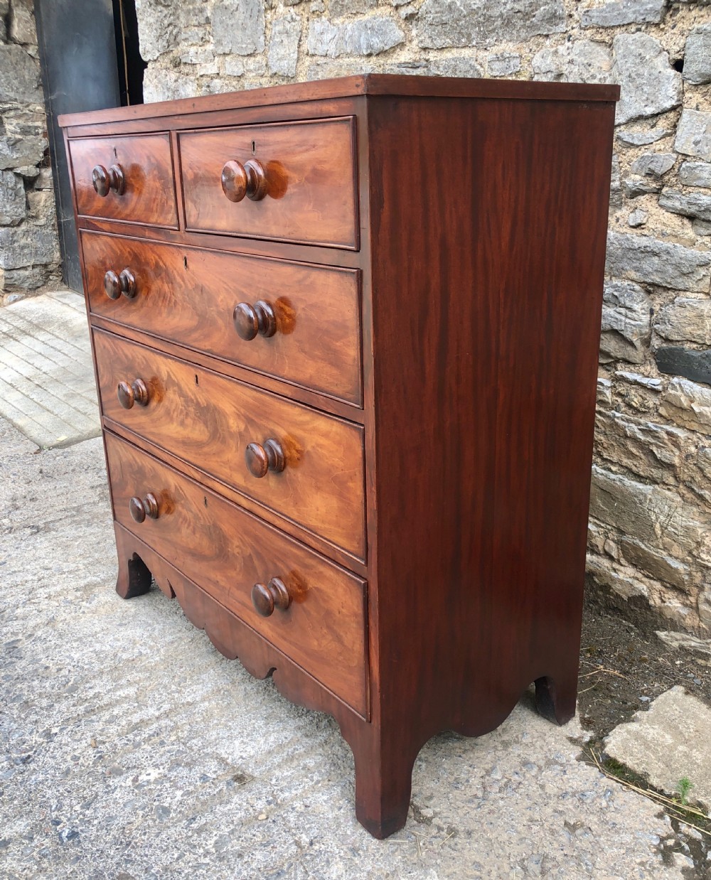 Regency Mahogany Chest of Drawers View IX