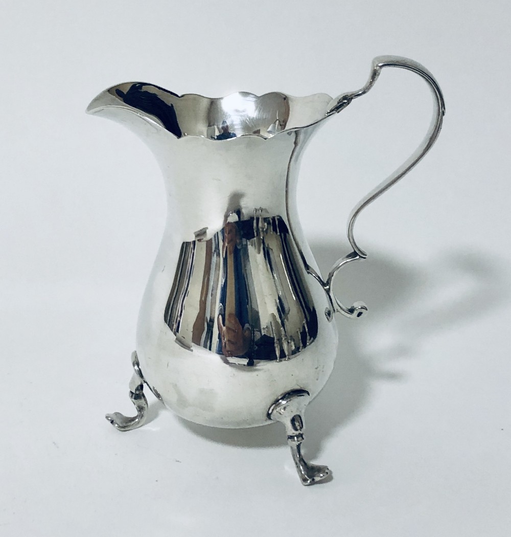 Antique Solid Silver Cream Jug
