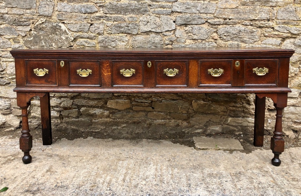 18th Century Oak Dresser Base