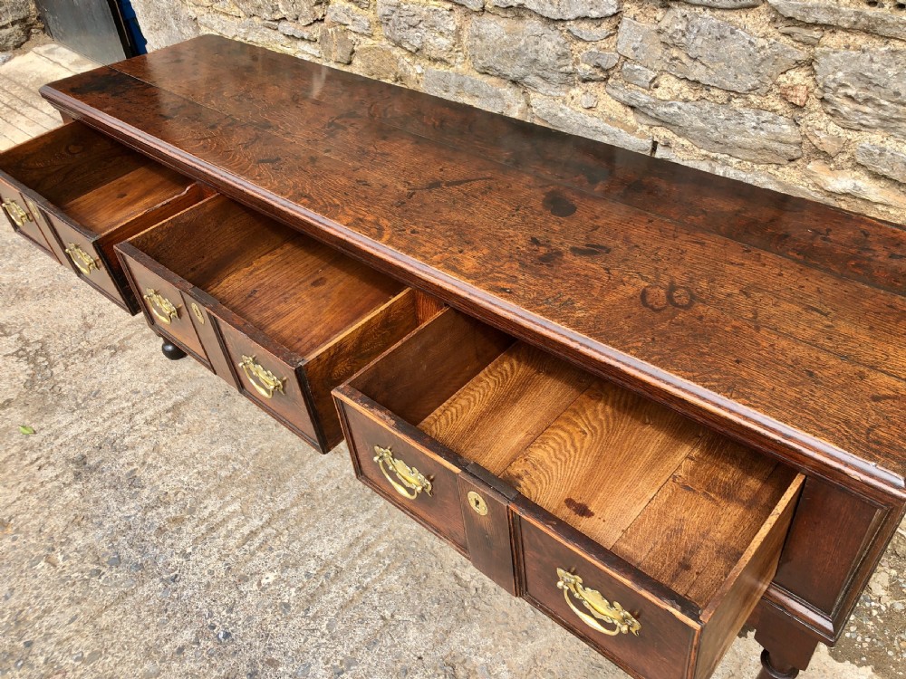 18th Century Oak Dresser Base View VII