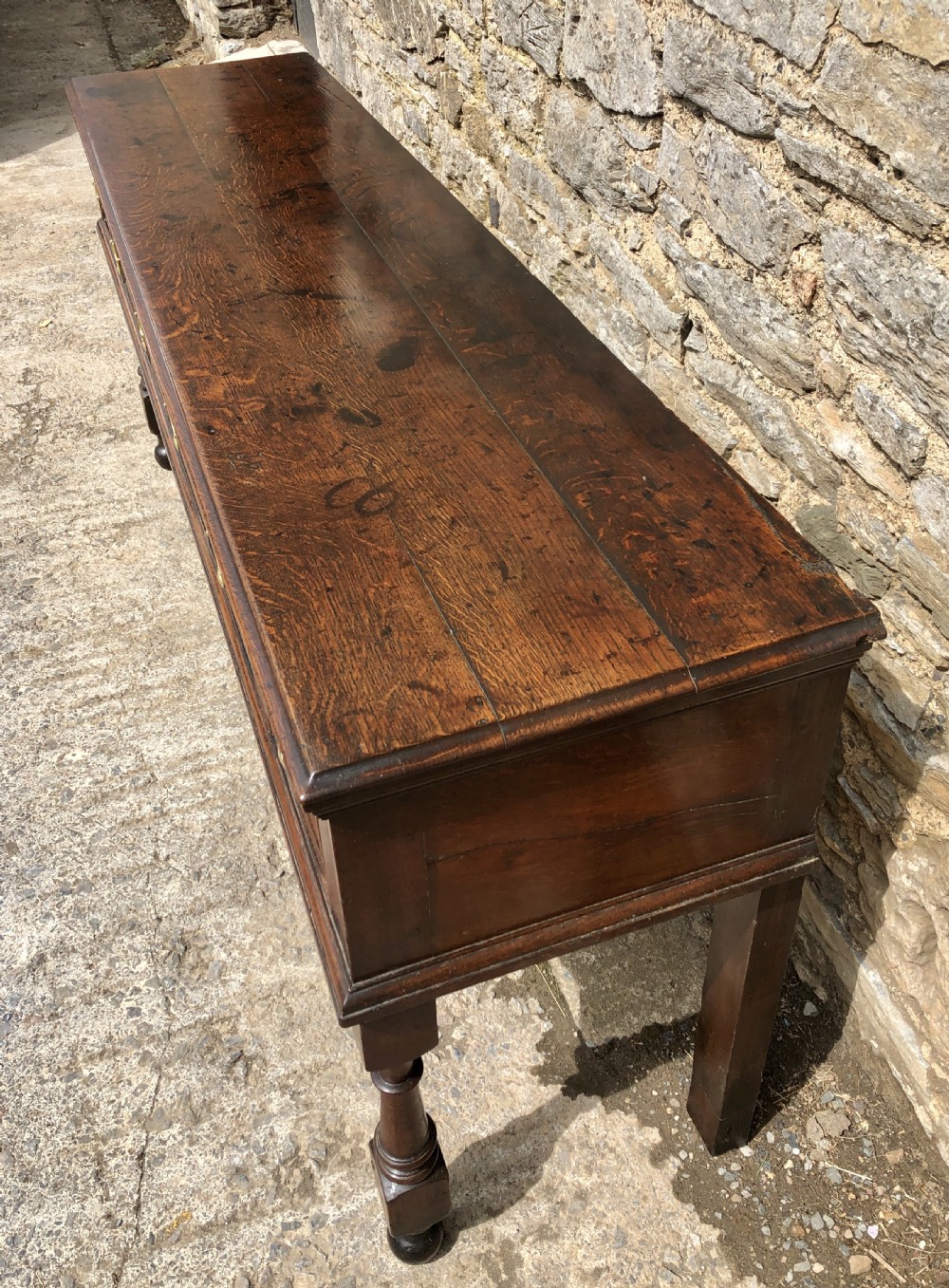 18th Century Oak Dresser Base View IX