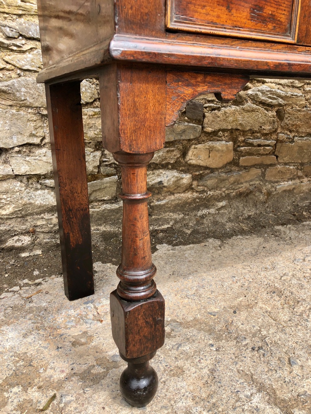 18th Century Oak Dresser Base View XIV