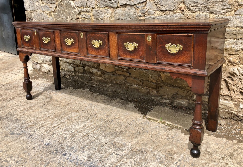 18th Century Oak Dresser Base View XX