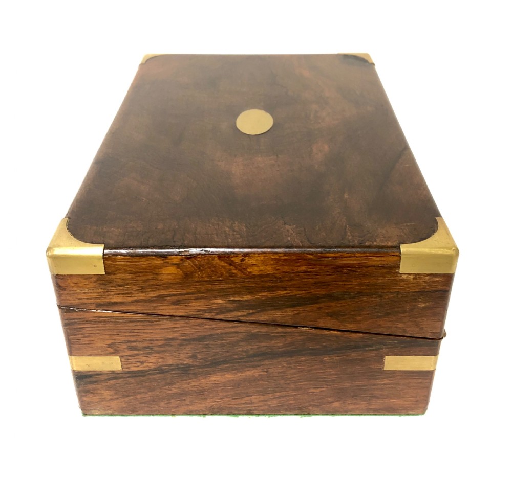 Antique Victorian Rosewood Writing Slope Box View IV