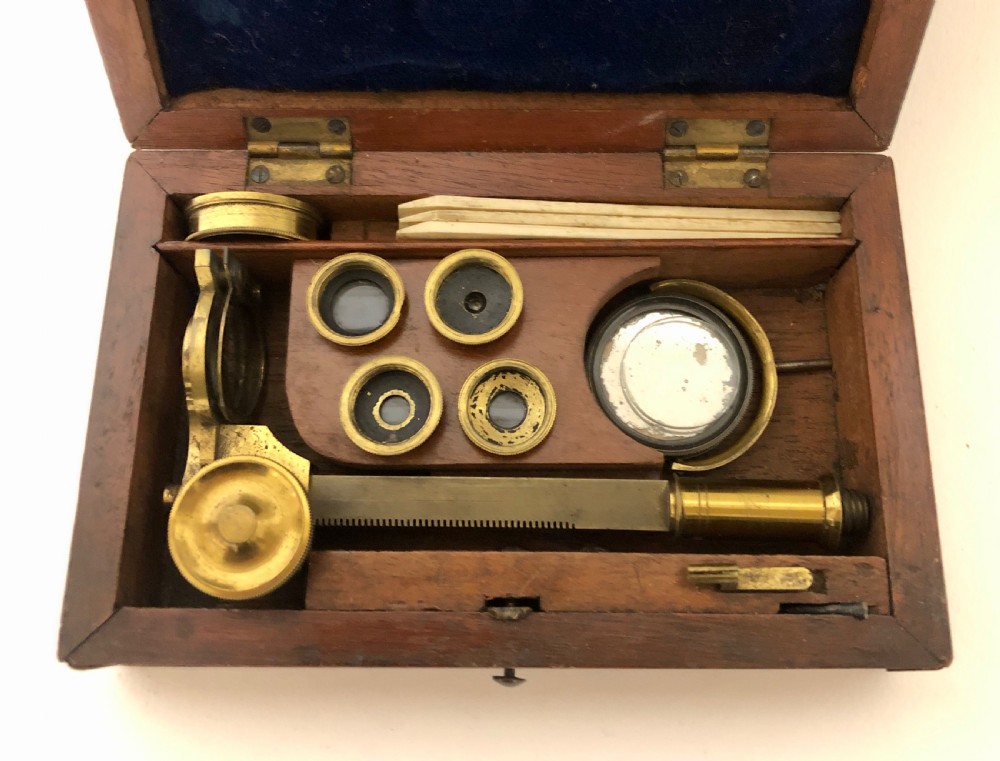 Rare Antique Botanical Microscope  View V