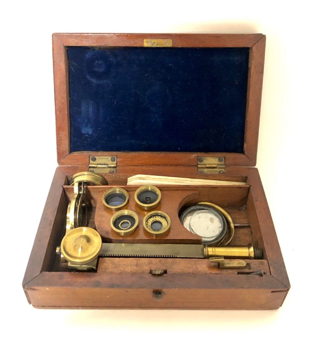 Rare Antique Botanical Microscope  View VIII