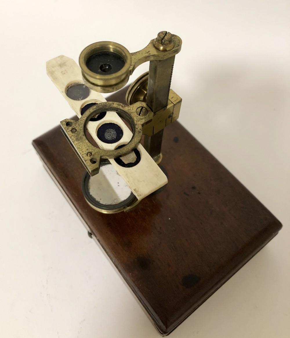 Rare Antique Botanical Microscope  View X