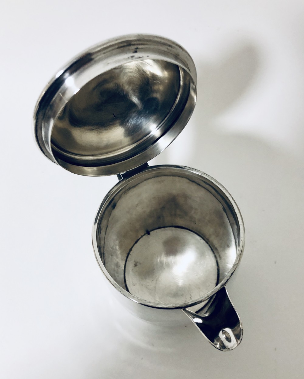 Antique Solid Silver Hot Water Pot View VII
