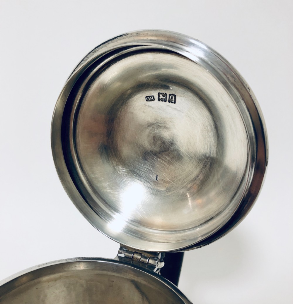 Antique Solid Silver Hot Water Pot View XI