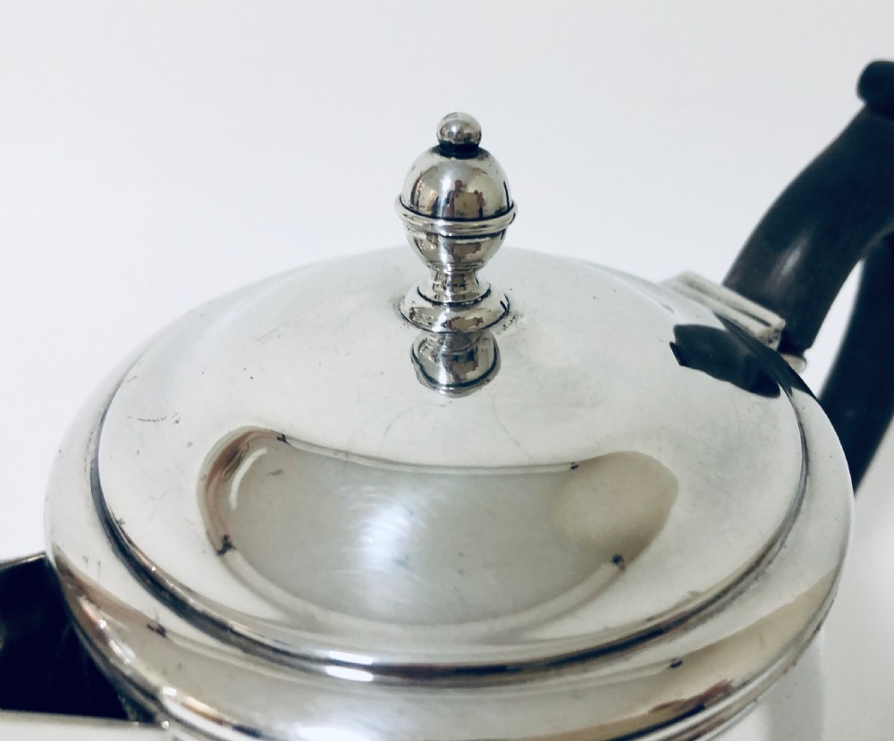 Antique Solid Silver Hot Water Pot View XII