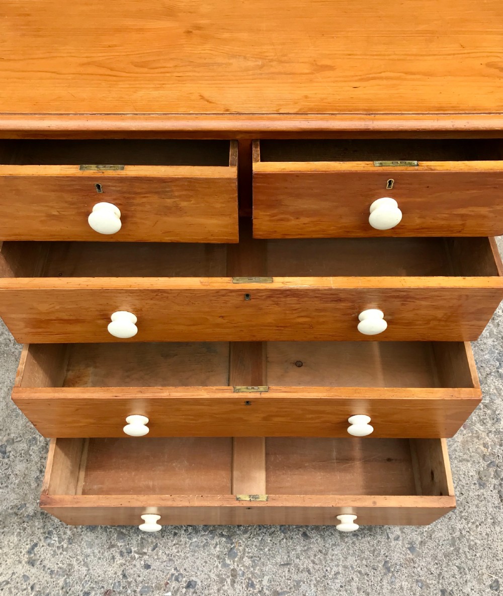 Victorian Pine Chest of Drawers View IV