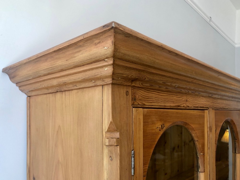 Antique Westcountry Glazed Pine Dresser View X