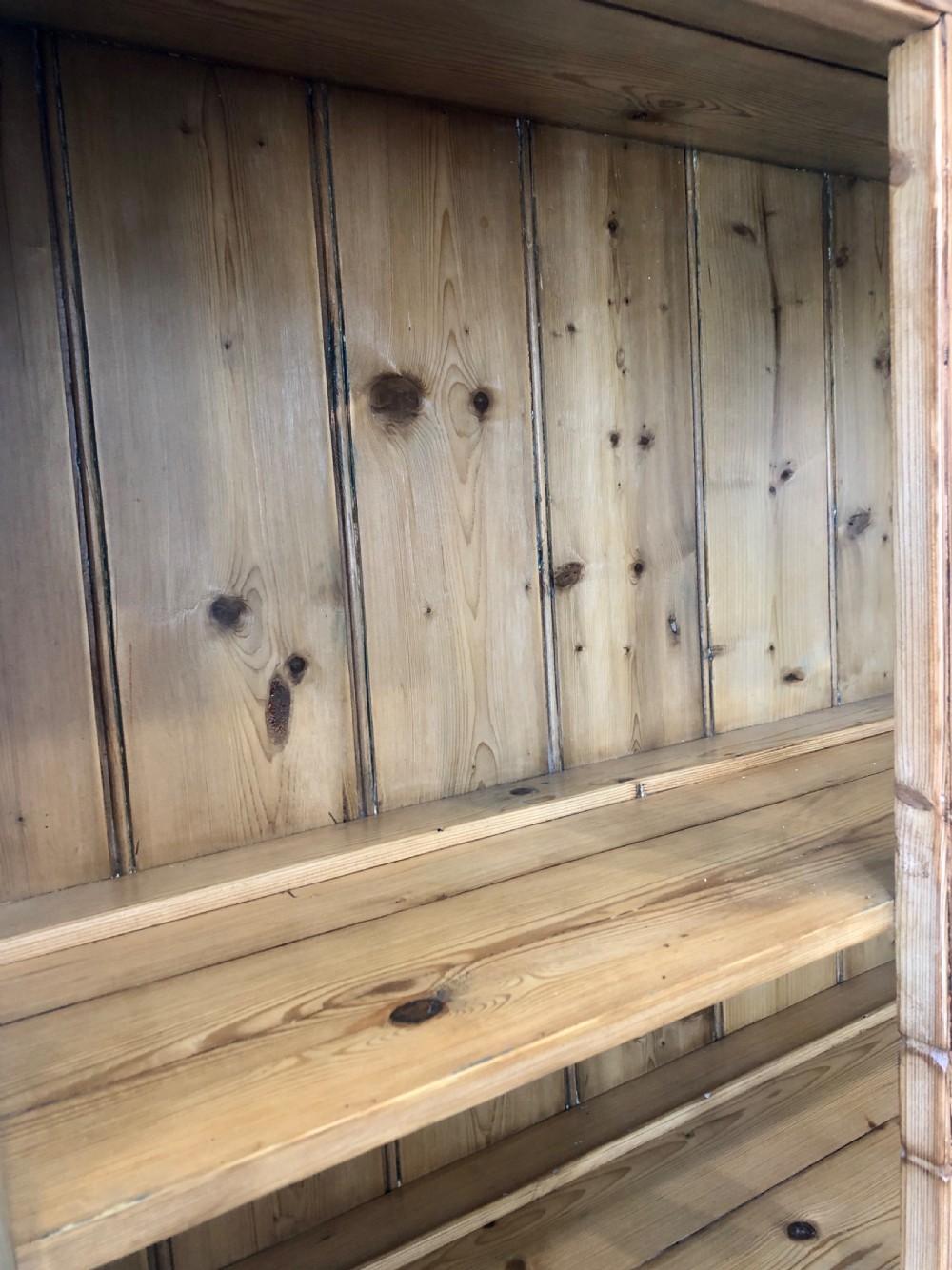 Antique Westcountry Glazed Pine Dresser View XI