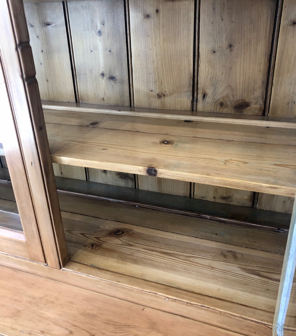 Antique Westcountry Glazed Pine Dresser View XXIII