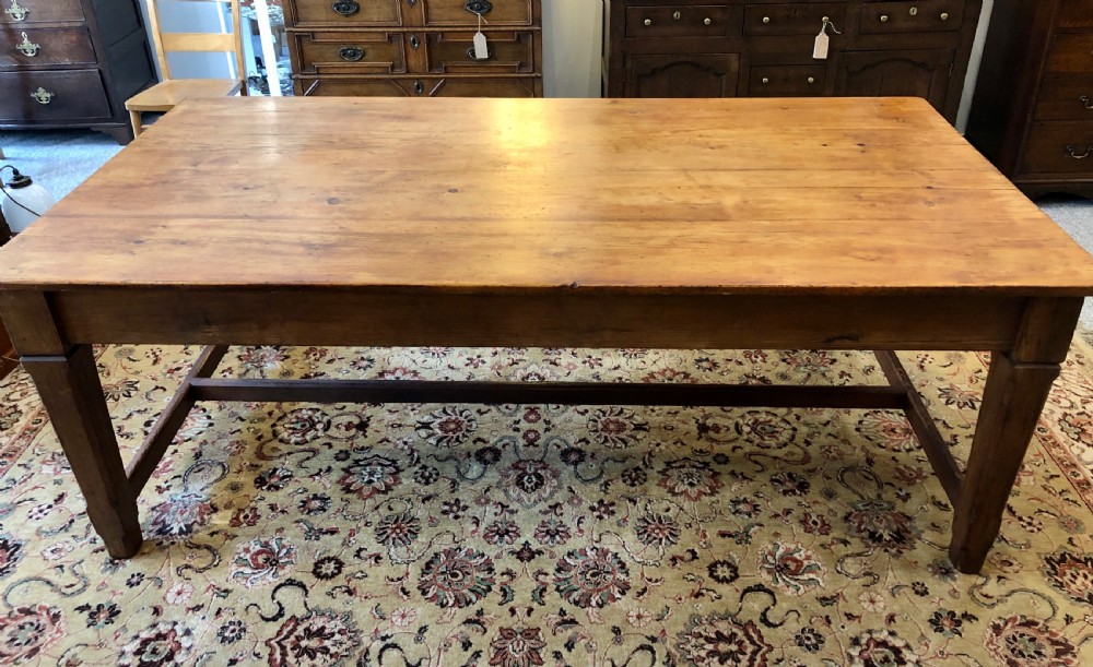 Large Antique Pitch Pine Refectory Table  View VI
