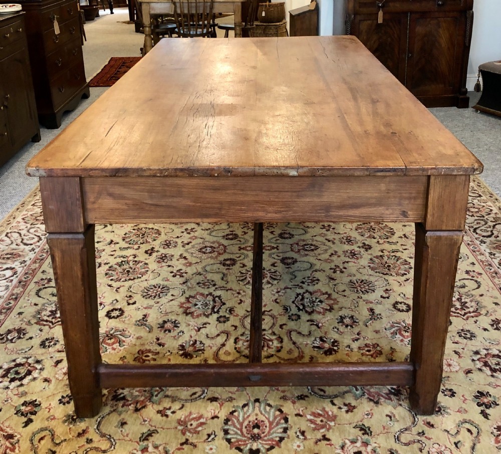 Large Antique Pitch Pine Refectory Table  View VII