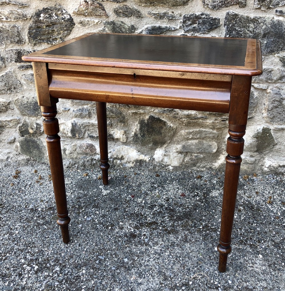 Small Victorian Mahogany Writing Table View IV